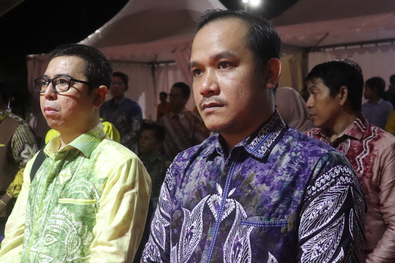 Ketua Bawaslu Kabupaten Tapin Abid Fikasi Gulo menghadiri undangan pembukaan Tapin Art Festival tahun 2025