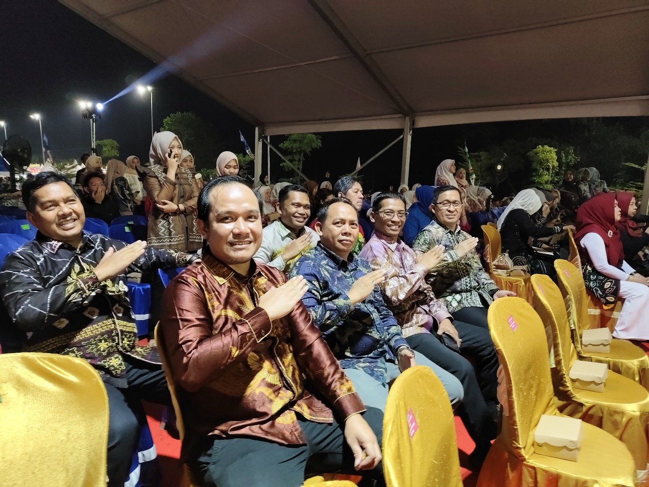 Ketua Bawaslu Tapin Abid Fikasi Gulo penuhi undangan penutupan Tapin Art Fest 2025