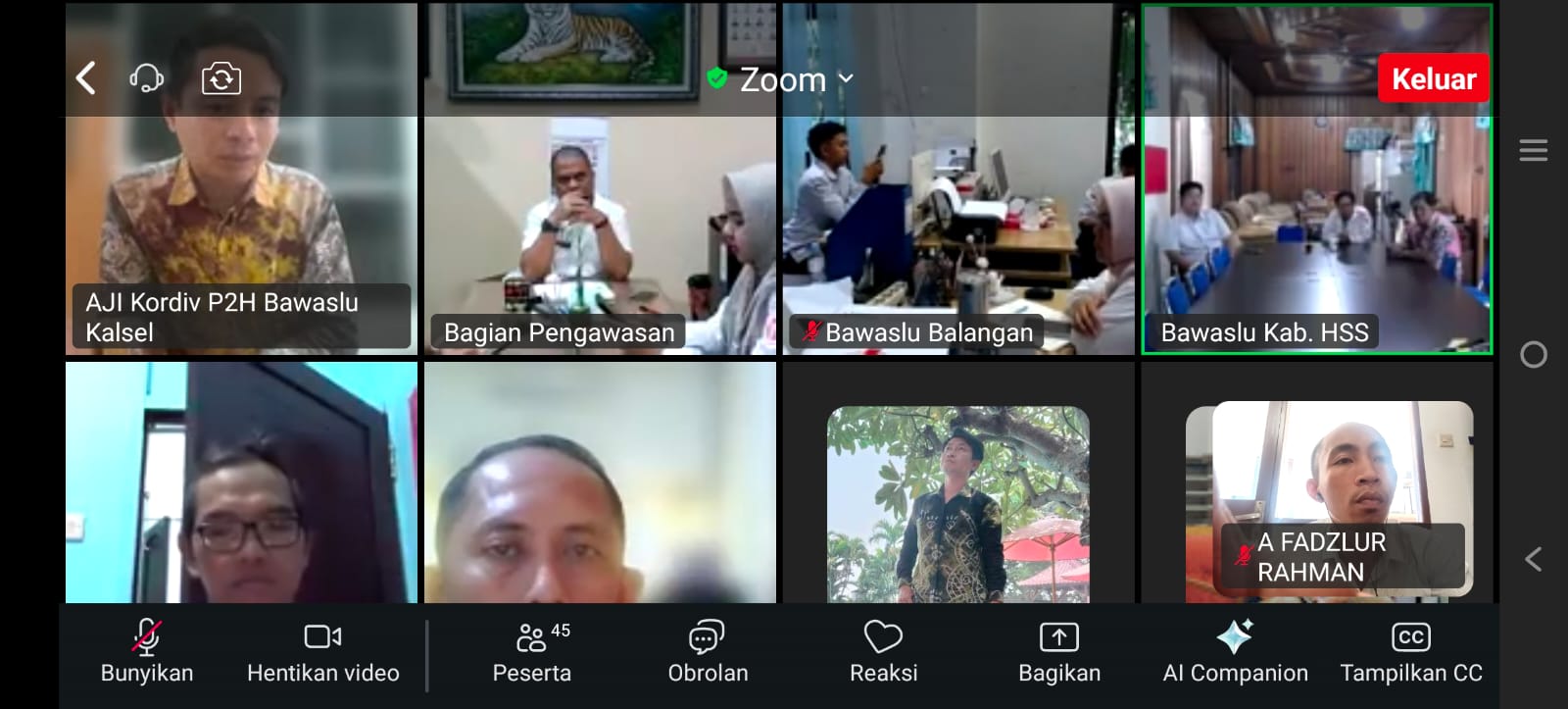 Bawaslu Tapin Koordinasi dengan Provinsi, Rencanakan Bentuk Saka Adhyasta Pemilu