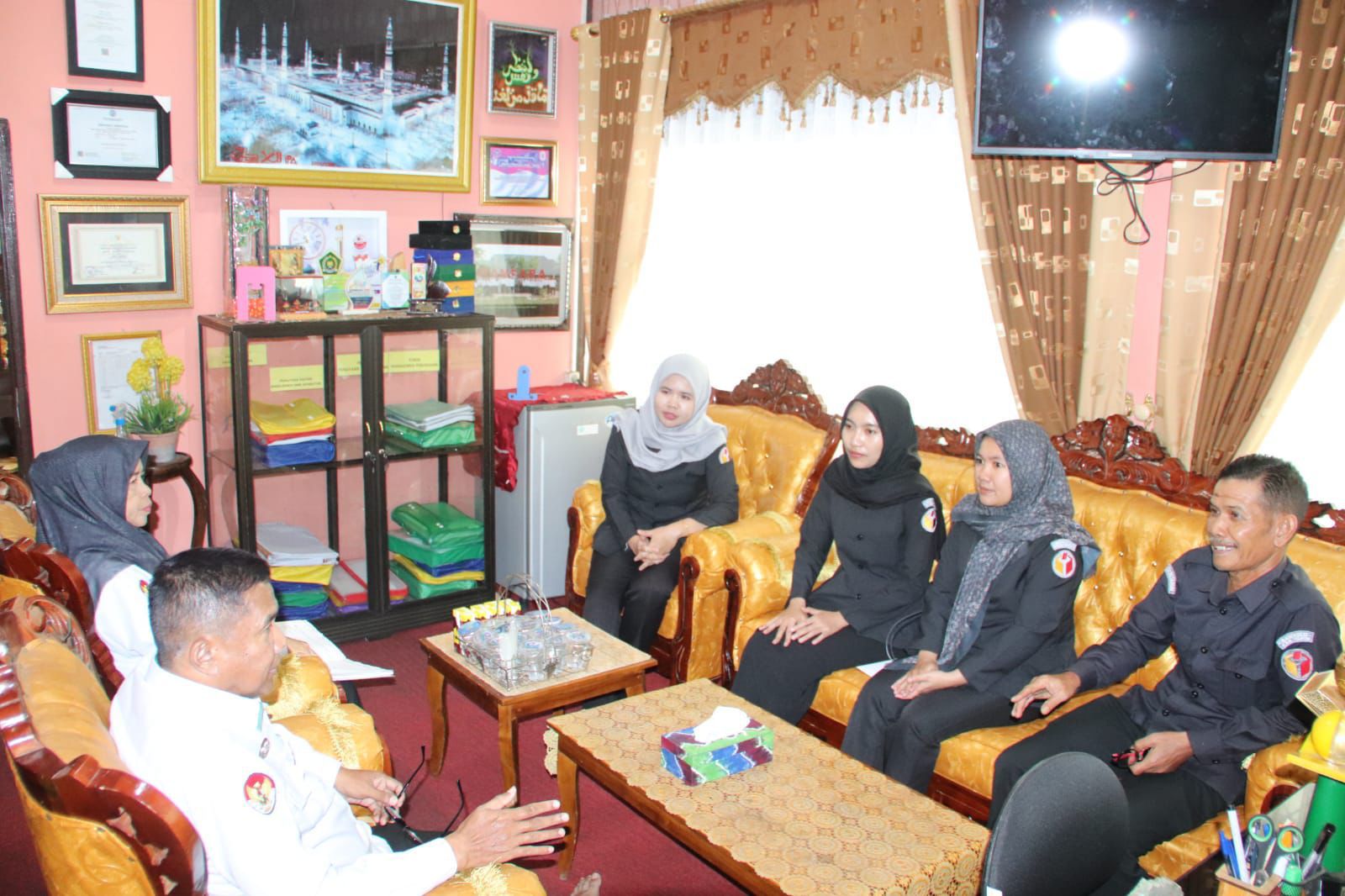 Koordinasi Bawaslu Tapin dengan Pimpinan Madrasah Aliyah Negeri (MAN) 1 Tapin
