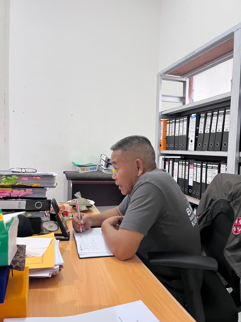Penguatan Administrasi dan Pelaporan, Bawaslu Tapin Ikuti Rapat Rutin