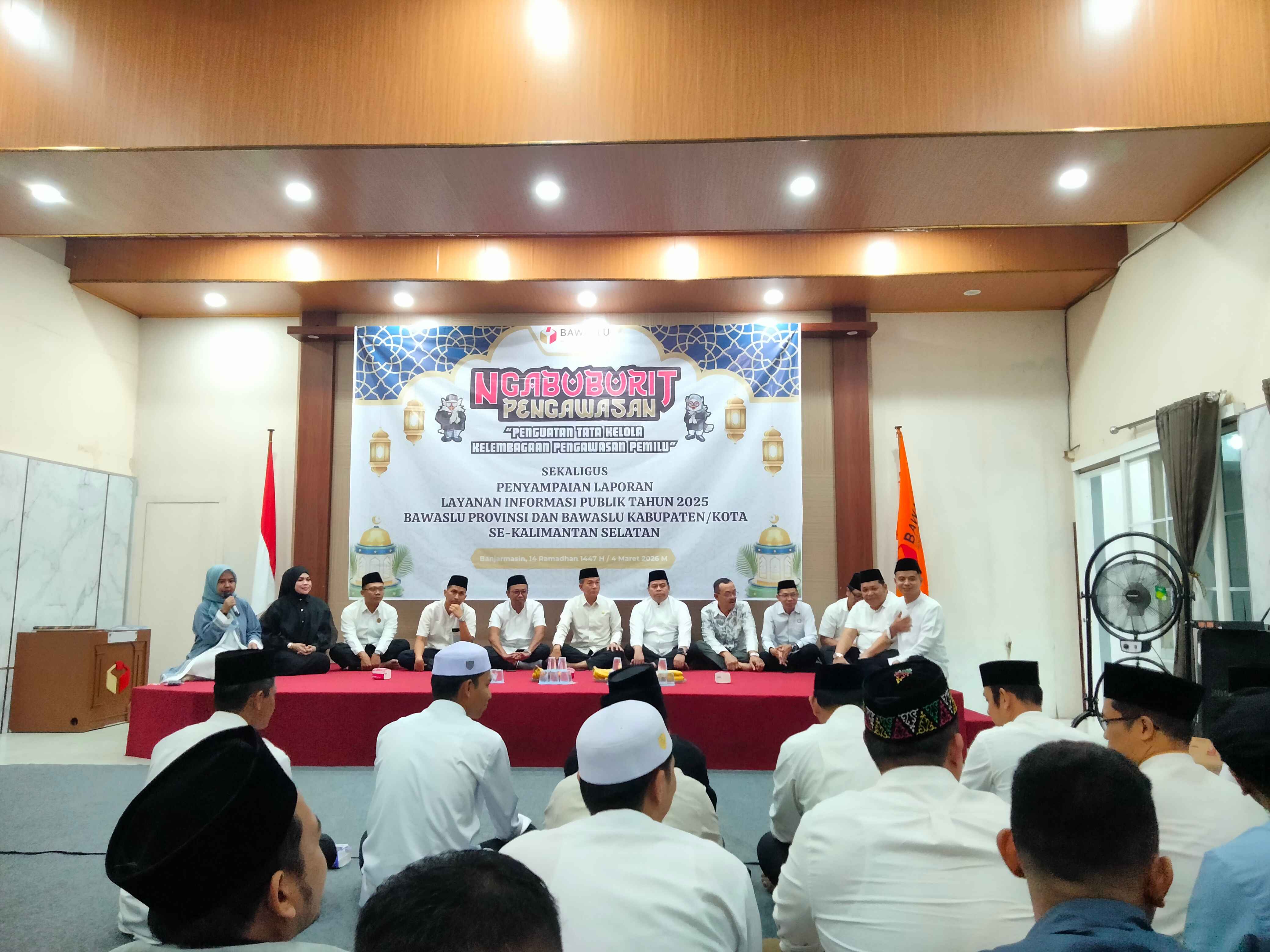 Perkuat Tata Kelola Kelembagaan, Bawaslu Tapin Ikuti Ngabuburit Pengawasan Bawaslu Kalsel