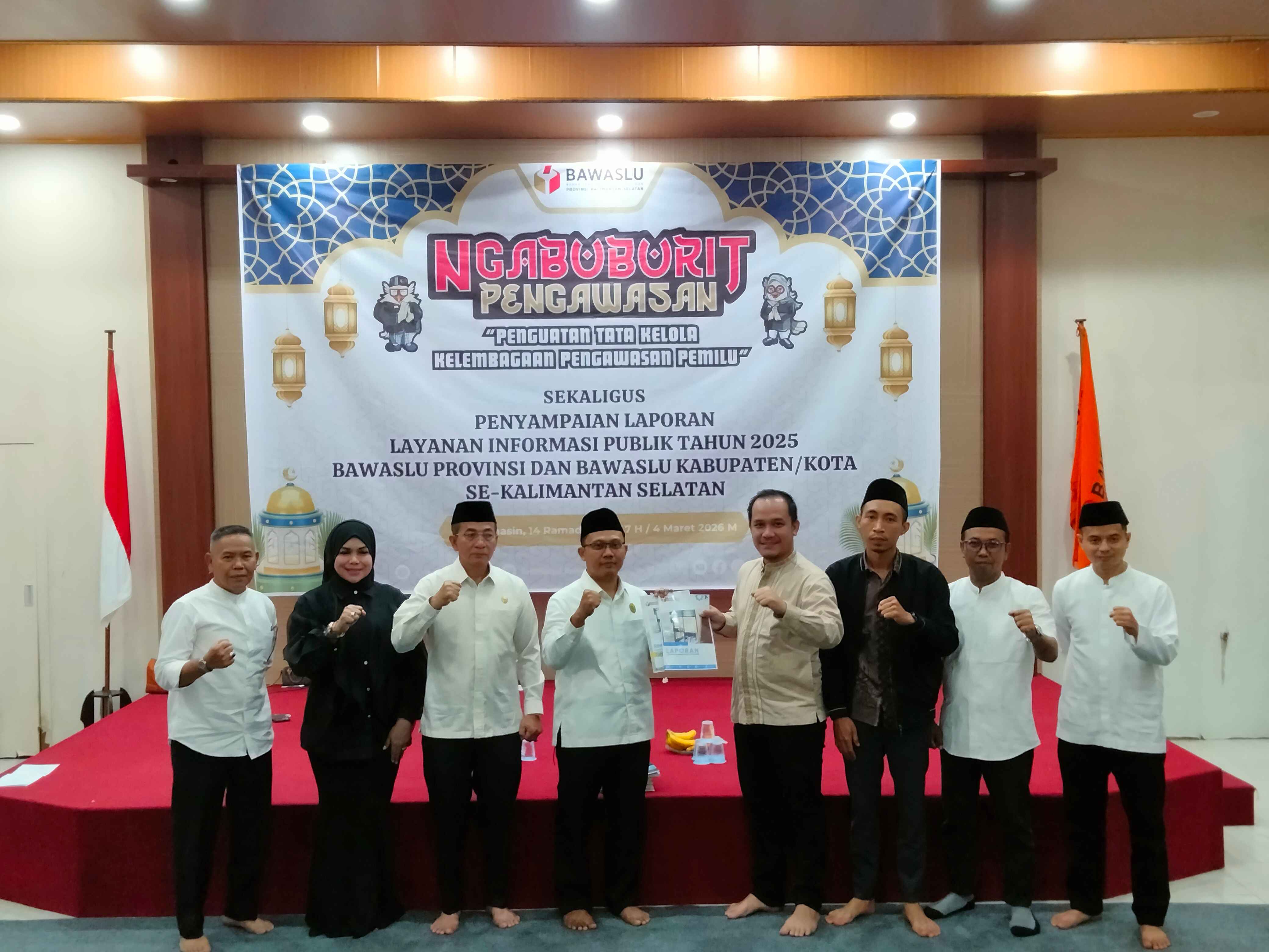 Dorong Transparansi ke Publik, Bawaslu Tapin Sampaikan Laporan Layanan Informasi 2025
