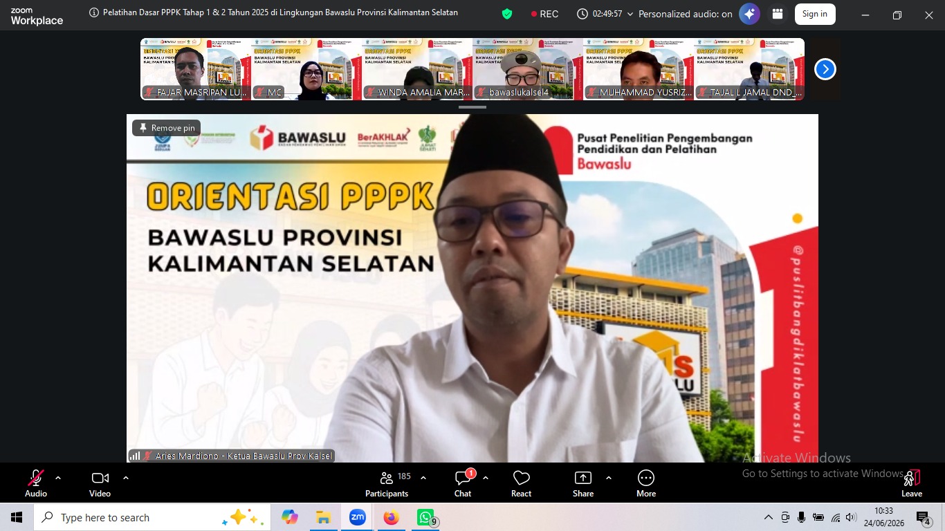 Membawa Semangat Baru untuk Bawaslu: PPPK Kabupaten Tapin Rampungkan Pelatihan Kompetensi Dasar Tahun 2026