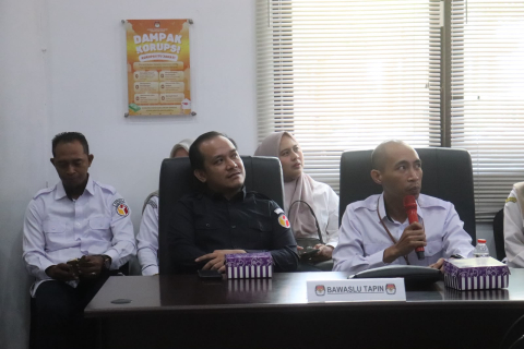 Hadiri Pleno Terbuka DPB Triwulan II, Bawaslu Tapin Kawal Akurasi Data Pemilih Menuju Pemilu 2029