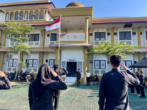 Pimpin Apel, A. Fadzlur Rahman Ajak Jajaran tetap Produktif di Masa Non-Tahapan