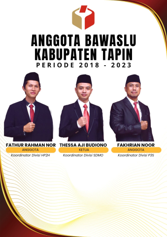 Anggota Bawaslu Kabupaten Tapin Periode 2018-2023