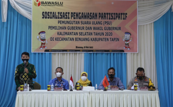 Bawaslu Tapin Ajak Masyarakat Awasi Pelaksanaan PSU Pilgub Kalsel 2020 di Kecamatan Binuang