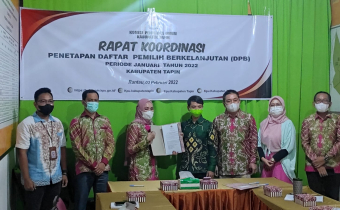 Penetapan Daftar Pemilih Berkelanjutan (DPB) periode Januari Tahun 2022 di Kabupaten Tapin