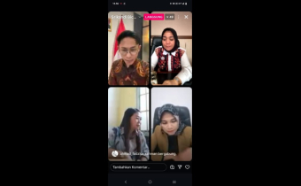 Anggota Bawaslu Tapin Join Live on Instagram Srikandi Bicara