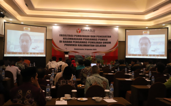 MRK Beri Materi Penguatan Kelembagaan Di Bawaslu Kalimantan Selatan