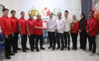 Bawaslu Tapin dan DPC PDI Perjuangan Jalin Silaturrahmi dan Audiensi
