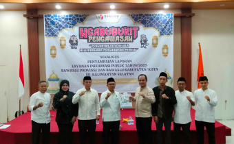 Dorong Transparansi ke Publik, Bawaslu Tapin Sampaikan Laporan Layanan Informasi 2025