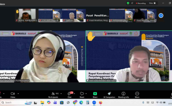 Bawaslu Tapin Ikuti Rakor Persiapan Orientasi PPPK dan Pelatihan LMS dari Bawaslu RI