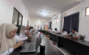 Rapat rutin sekretariat dilaksanakan di Aula Bawaslu Kabupaten Tapin 