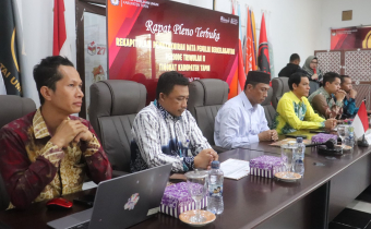 Hadiri Pleno Terbuka DPB Triwulan II, Bawaslu Tapin Kawal Akurasi Data Pemilih Menuju Pemilu 2029